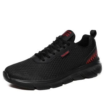 

Summer Mesh Men's Casual Shoes Breathable Man Flat Sport Sneakers Male Walking Driving Shoes Outdoor Footwear Plus Size 39-48