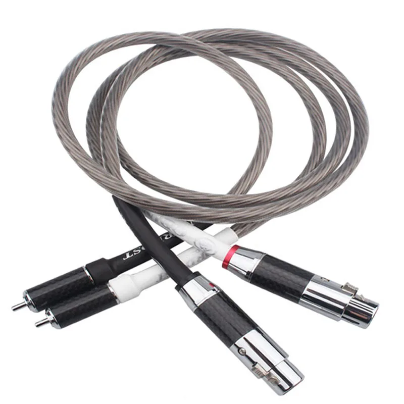 

New HiFi Hi-end Silver Plated shield Hifi Data Cable ODIN NORDOST Male Female RCA XLR Audio Cable Extend Cord Wire