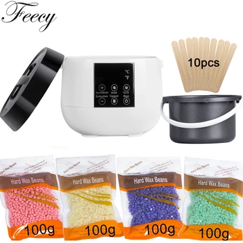 

Hair Removal Wax-melt Machine Heater Set Wax Warmer Heater Paraffin Waxing Kit Epilator SPA Wax Beans Stickers cera depilatori