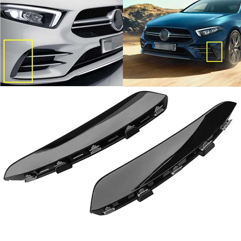 Для Benz A Class W177 A160 A180 A200 A250 AMG A35 2019 + разделитель пластины спойлера переднего