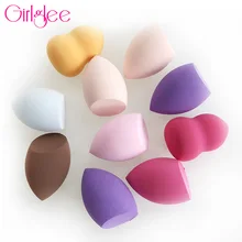 2 шт. спонж для Пудры Косметические спонжи губки для макияжа для леди спонж для нанесения макияжа доступные косметические слоеные инструменты для макияжа Girlglee