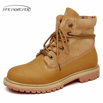 

Winter boots Women Genuine Leather Ankle Boots Comfortable quality soft Shoes Brand Designer Handmade 2020 motorcycle boots