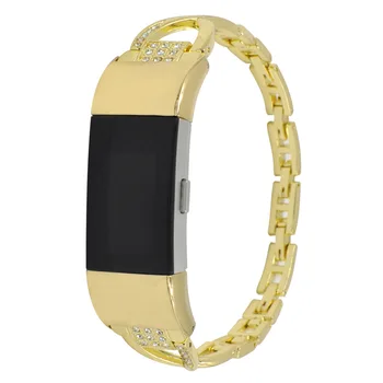 

Rhinestone Strap For Fitbit Charge 3 Band Metal Strap Stainless Steel Female Replaceable Bracelet For Fitbit Charge 2 Band