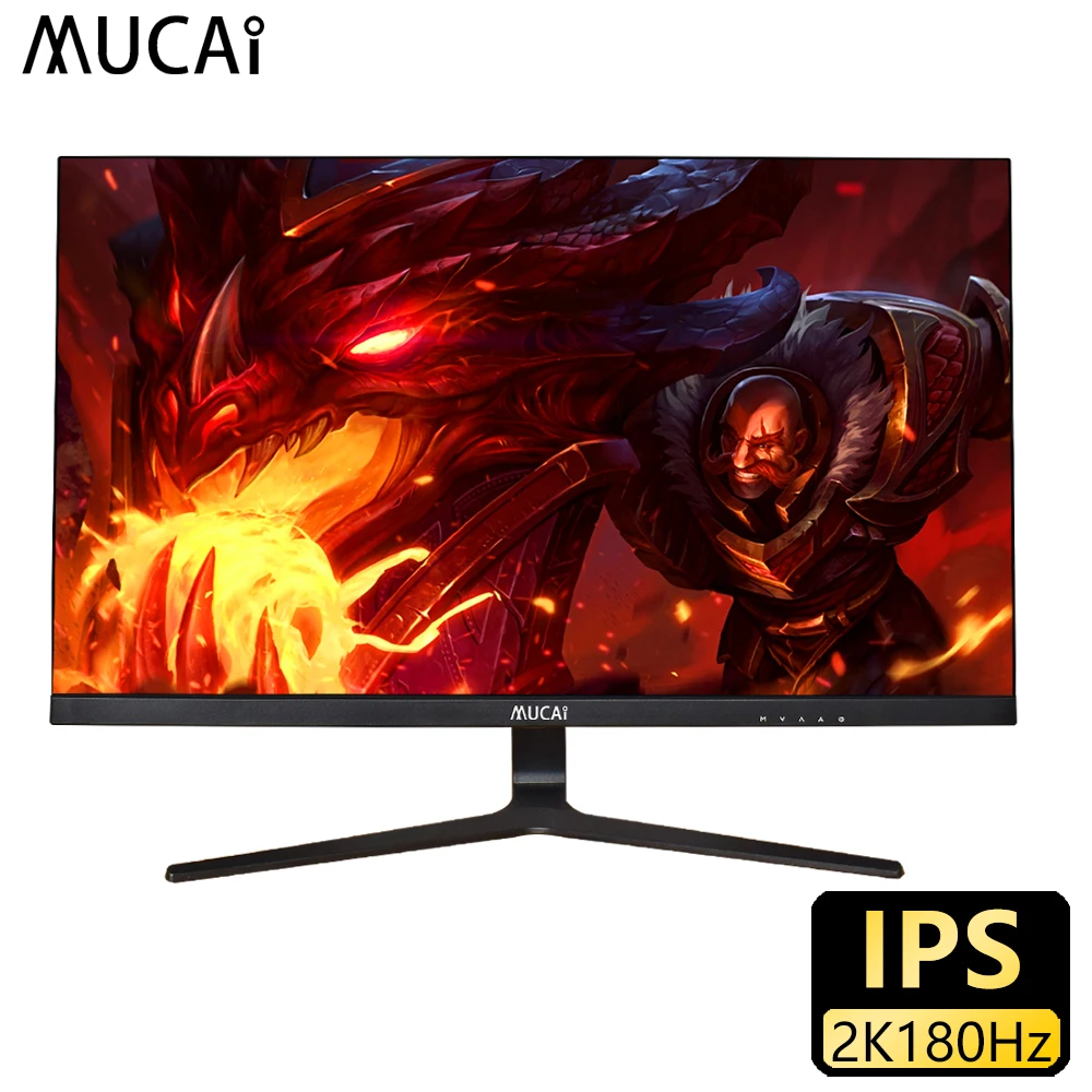 Mucai 27 Inch 2k Ips Monitor 180hz Desktop Pc Lcd Display Gaming Flat Panel Screen Computer Led 2560 1440 Hdmi Dp Aliexpress Computer Office