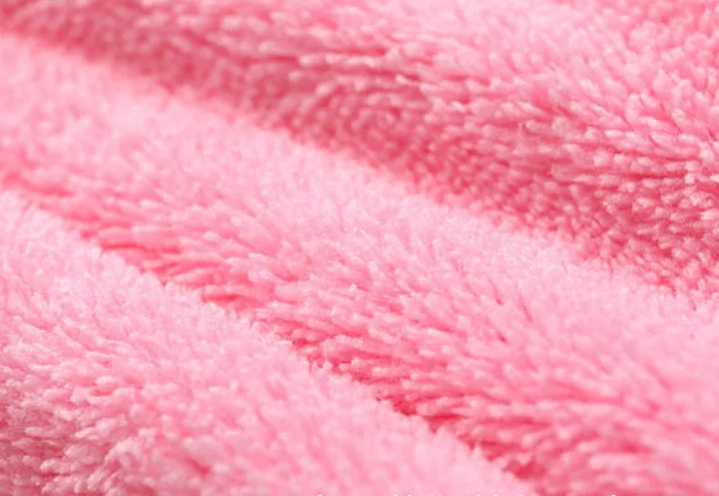 Kitchen Bathroom Office Hangable Coral Velvet Hand Towel Strong Water-Absorbing Cleaning Cloth Not Shed