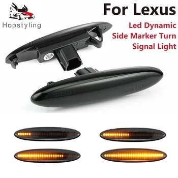 

2Pcs LED Side Marker Lights Flowing Water Turn Signal Indicator Lamps Blinker For Lexus IS250 IS350 SC430 E350