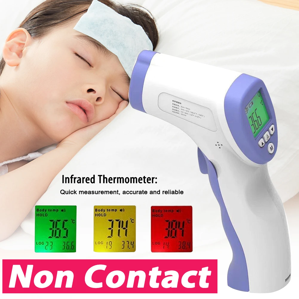 

Infrared Thermometer Temperature Measurement Gun Non Contact High Precision Forehead Handheld Thermometer Body Measure Tool