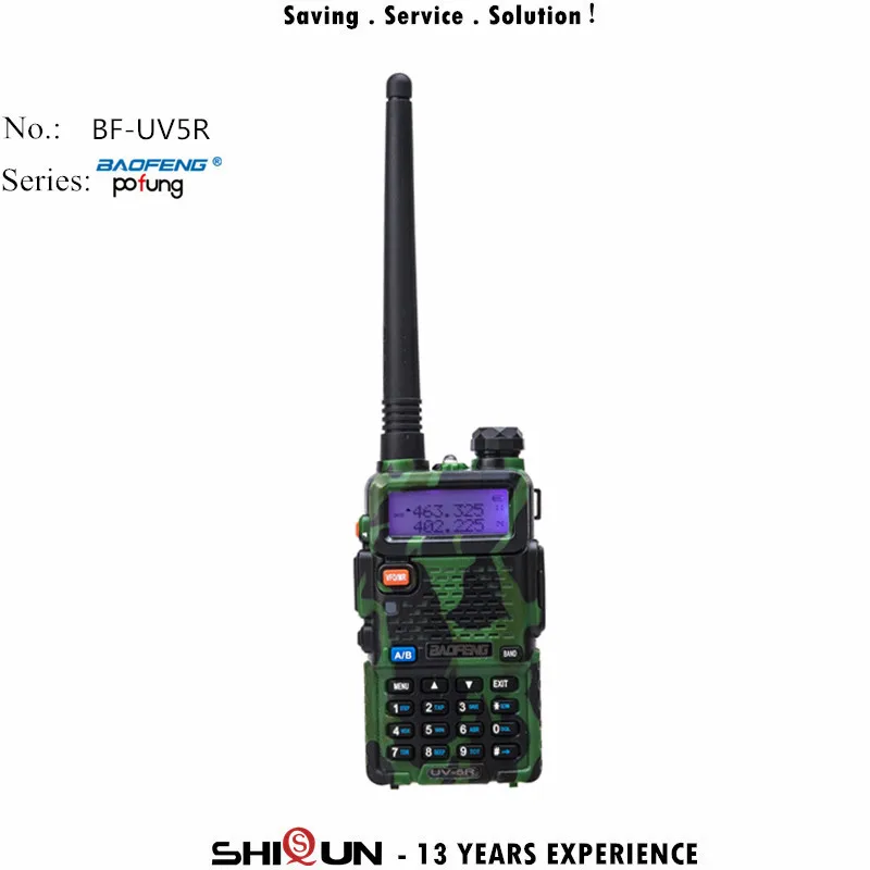 Baofeng UV-5R двухканальные рации двойной дисплей двухдиапазонный Baofeng UV5R портативный 5 Вт UHF VHF двухстороннее радио Pofung UV 5R КВ трансивер - Цвет: Camo