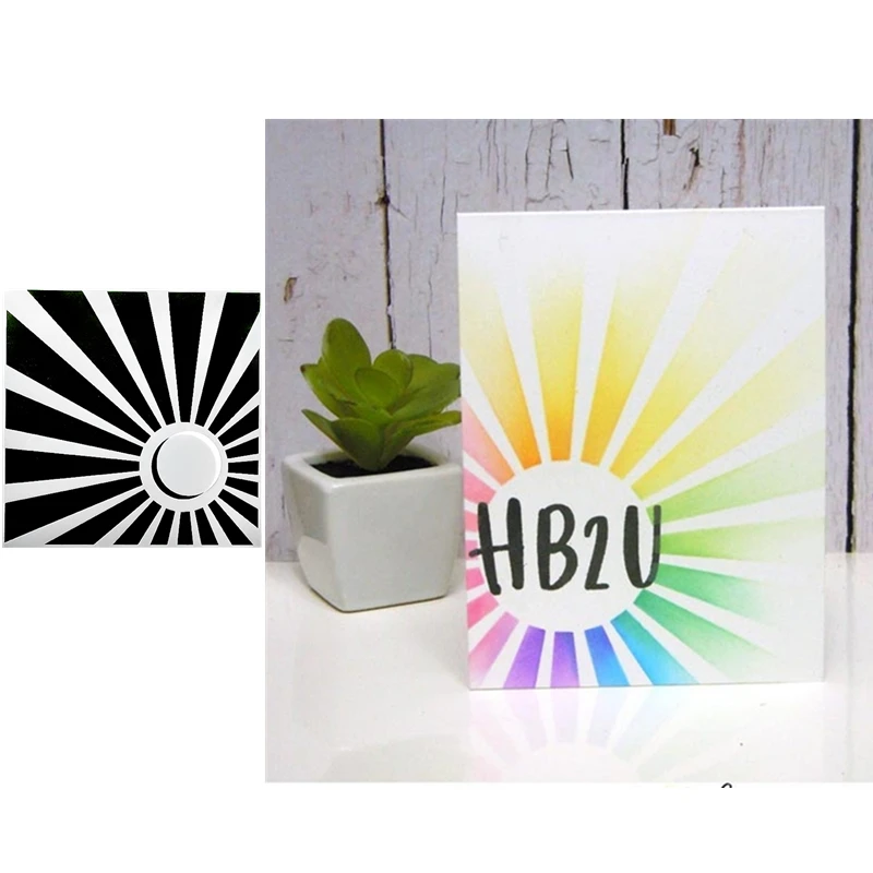 Sun Clouds Stamps Stencil For DIY Scrapbooking Card Stencil Paper Craft Handmade Album Handbook Decoration-2