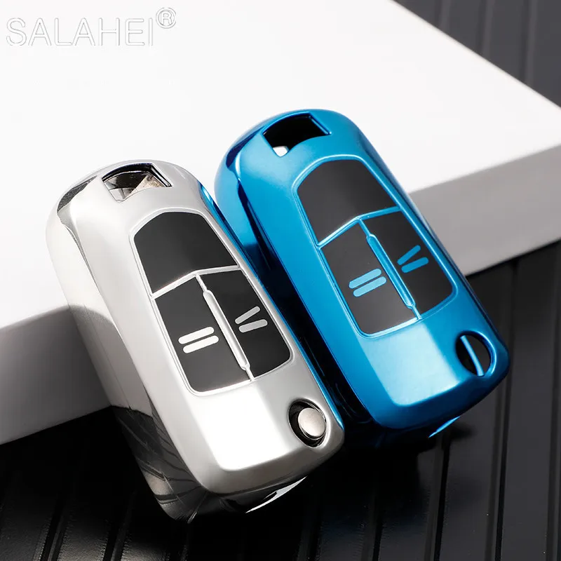 New TPU Car Folding Key Cover Fob Case Shell For Vauxhall Opel Astra H Corsa D Vectra C Zafira Signum Accessories | Автомобили и