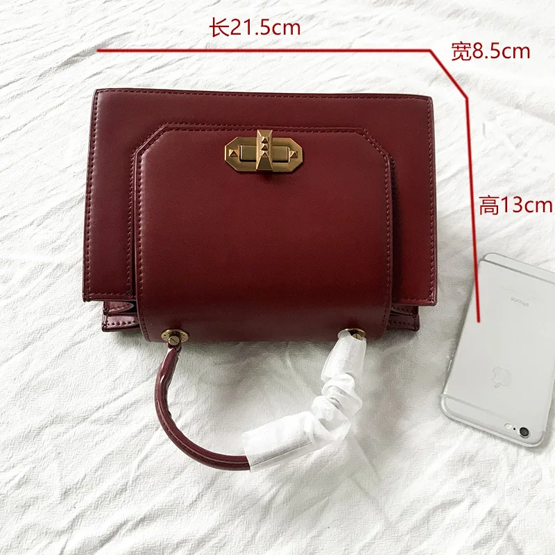 

2019 Summer New Style Hand Organ Women's Handbag Singapore Celebrity Style Metal Clasp Women's Flip Shoulder Bag