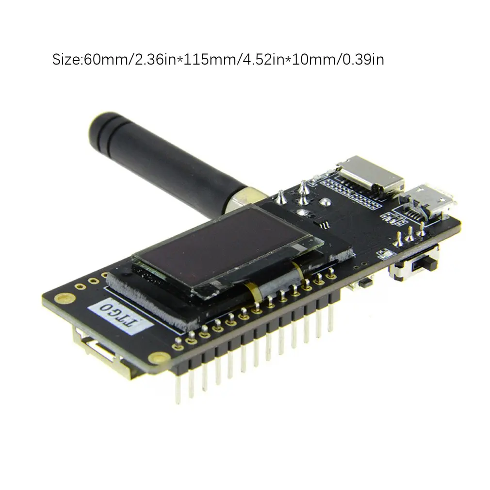 TTGO LORA32 868/915Mhz 433MHz SX1276 ESP32 Oled-display BT Wireless WIFI Lora development board Adapter Board