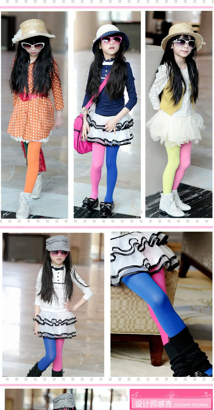 Baby Girl Velvet Sock Fashion Multiple Colour Sock Baby Stretch Trouser Skinny Kids Dance Comfortable Pantyhose Warm Socks