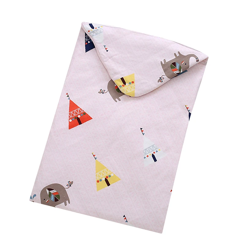 Envelope Shape Baby Swaddle Newborn Infant Sleepsacks Quilt Cot Cover For Discharge Cute Cartoon Printed Baby Blankets Baby Care