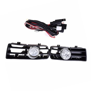 

Parts Fog Lights LED Lamp 1 Pair For Golf Mk4 1999-2004 Exterior Bulb Front