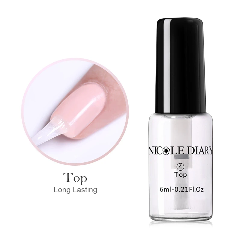 Dipping Top NICOLE дневник 6 мл система погружения для ногтей порошок для ногтей стартовый набор для ногтей цветной порошок Бонд жидкость без запаха не нужна УФ лампа - Цвет: Dipping Top