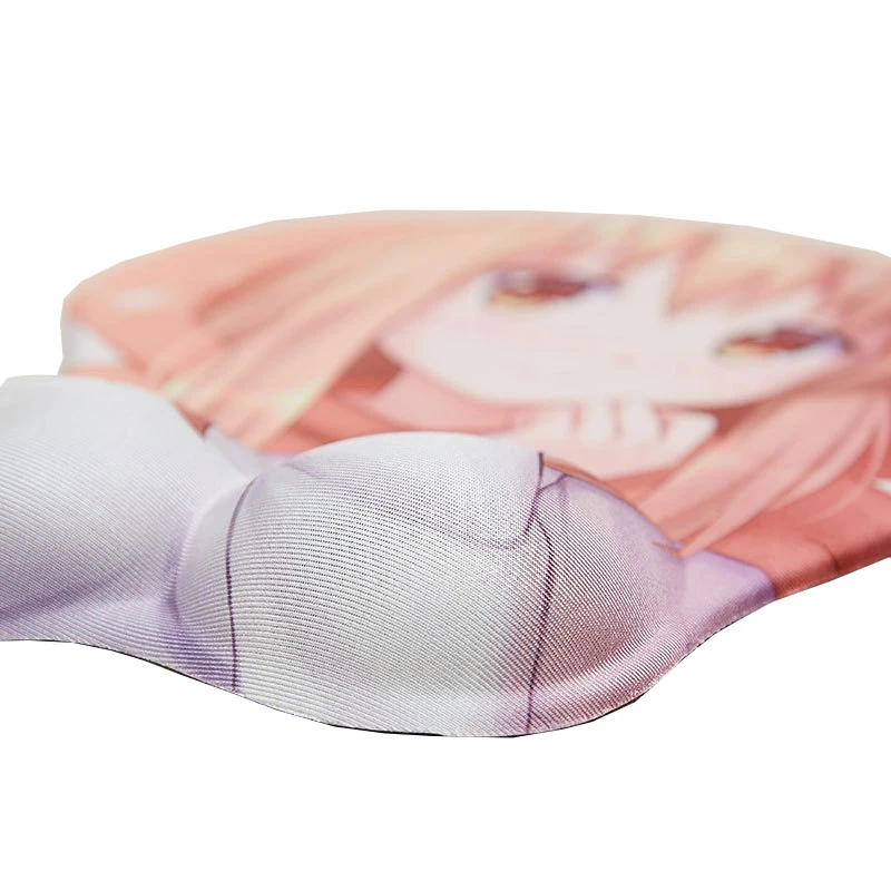 Cute Cartoon Sexy Hips Soft Silicon 3D Mouse Pad Anime Ergonomic Anti-Slip Mouse Pad Gaming MousePad With Wrist Rest 215x255mm