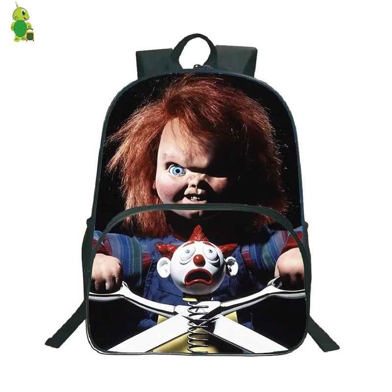 Ужасный рюкзак Chucky Killers Jason, школьные сумки для девочек-подростков и мальчиков, вместительные дорожные сумки для женщин и мужчин, рюкзак для ноутбука - Цвет: 8