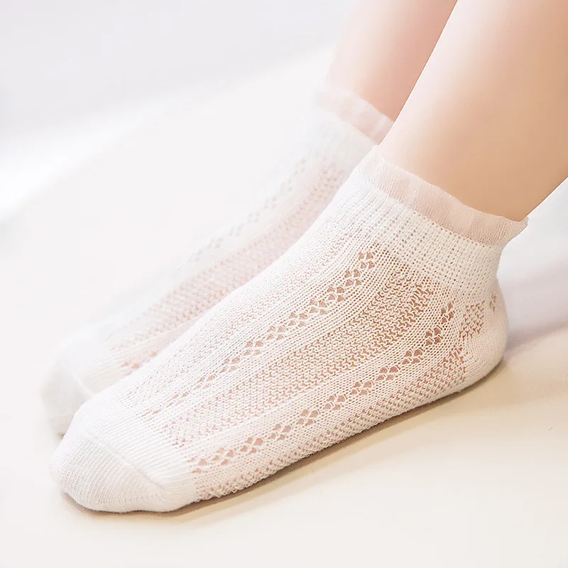 5 пар/лот Летний Тонкий Прохладный для маленьких мальчиков носки в мелкую клетку