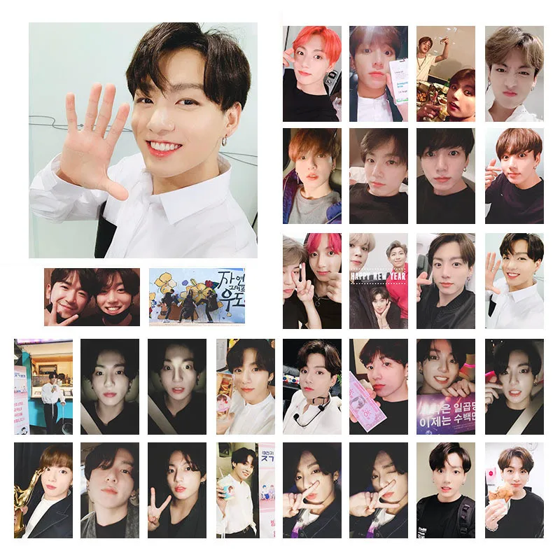 KPOP 30 шт./компл. Bangtan мальчики карта душа персональная ЛОМО карта фото карта Фотокнига JUNG KOOK JIMIN JIN J-HOPE 88*56 мм FH90 - Цвет: B