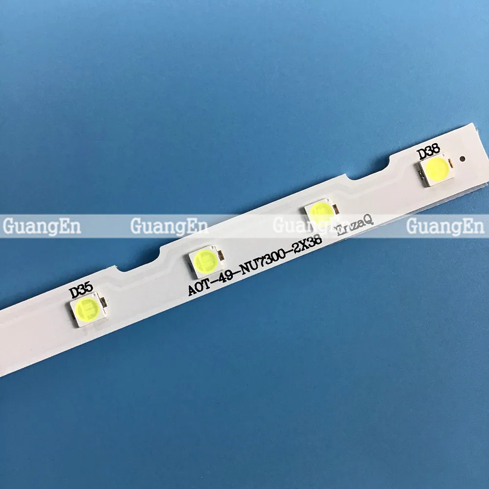 US $257.97 50 Pieces LED Strip Bar 38 Lamp For AOT49NU7300NU71002X383030CD6t2d119S2P UE49NU7140 UE49NU7100 BN6115483A LM4100557A