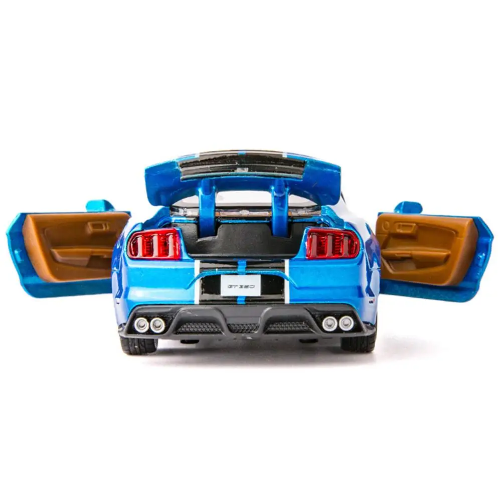 Литая под давлением металлическая модель автомобиля ForMustang Shelby GT350 Коллекционная модель инерционные игрушки автомобиль звук и свет автомобиля