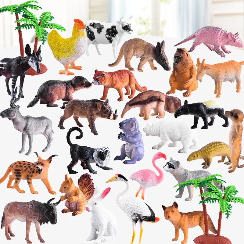 Model Rare Animal Farm Model Ornaments CHILDREN'S Toy PVC Vinyl Animal World Set [Summary]