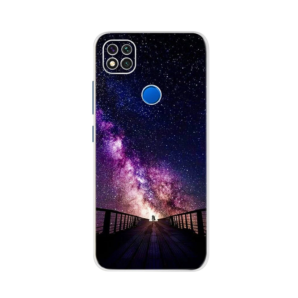 Dành Cho Xiaomi Redmi 9C Ốp Lưng Silicone Mềm Mại Thời Trang Mới Điện Thoại Dành Cho Xiaomi Redmi 9C NFC Ốp Lưng Ốp Lưng TPU Trên redmi9C 9 C 9A Fundas cases for xiaomi blue Cases For Xiaomi