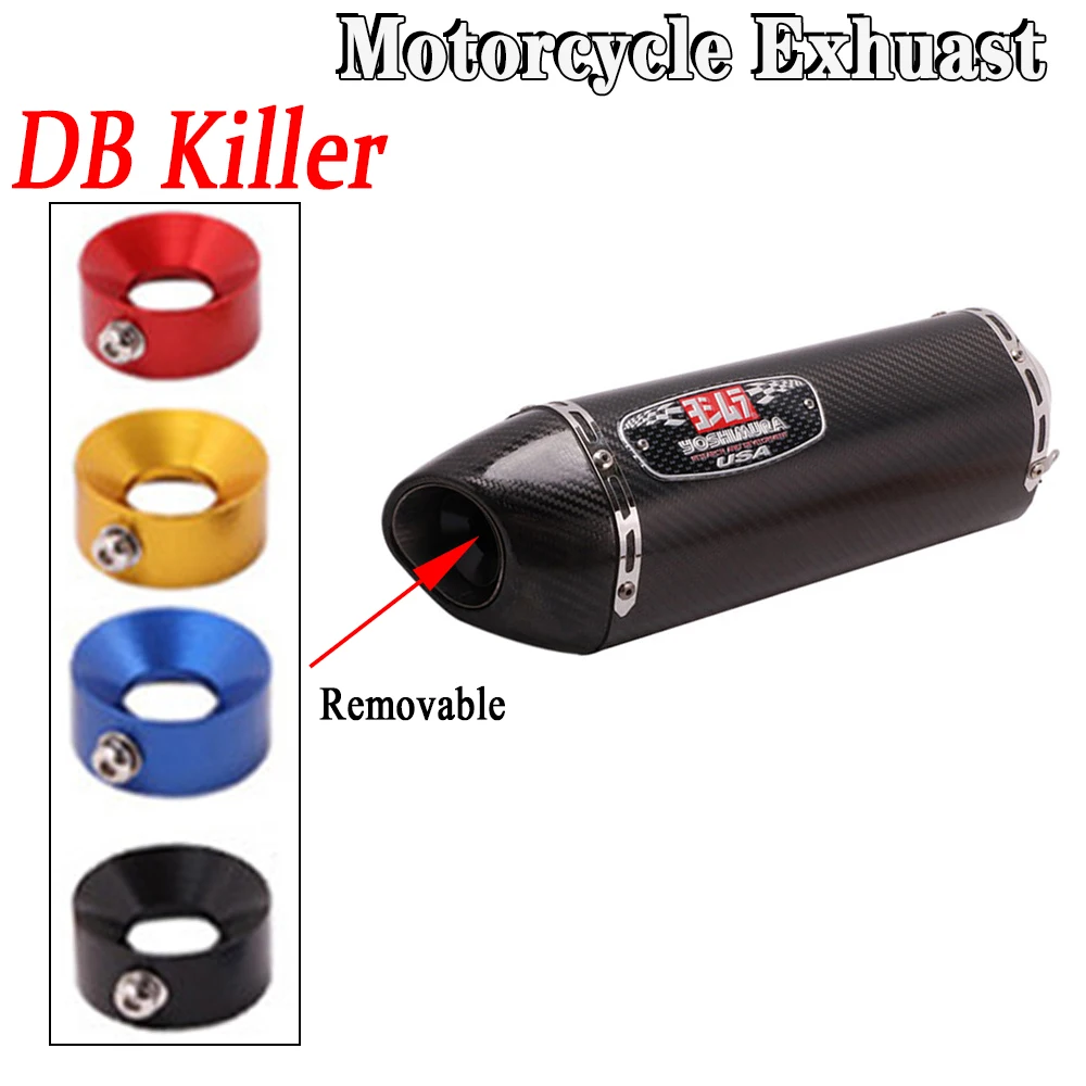 Db Killer Per Yoshimura Scarico Moto Fuga Moto Marmitta Silenziatore In Acciaio Inossidabile Rimovibile (Solo Db Killer)