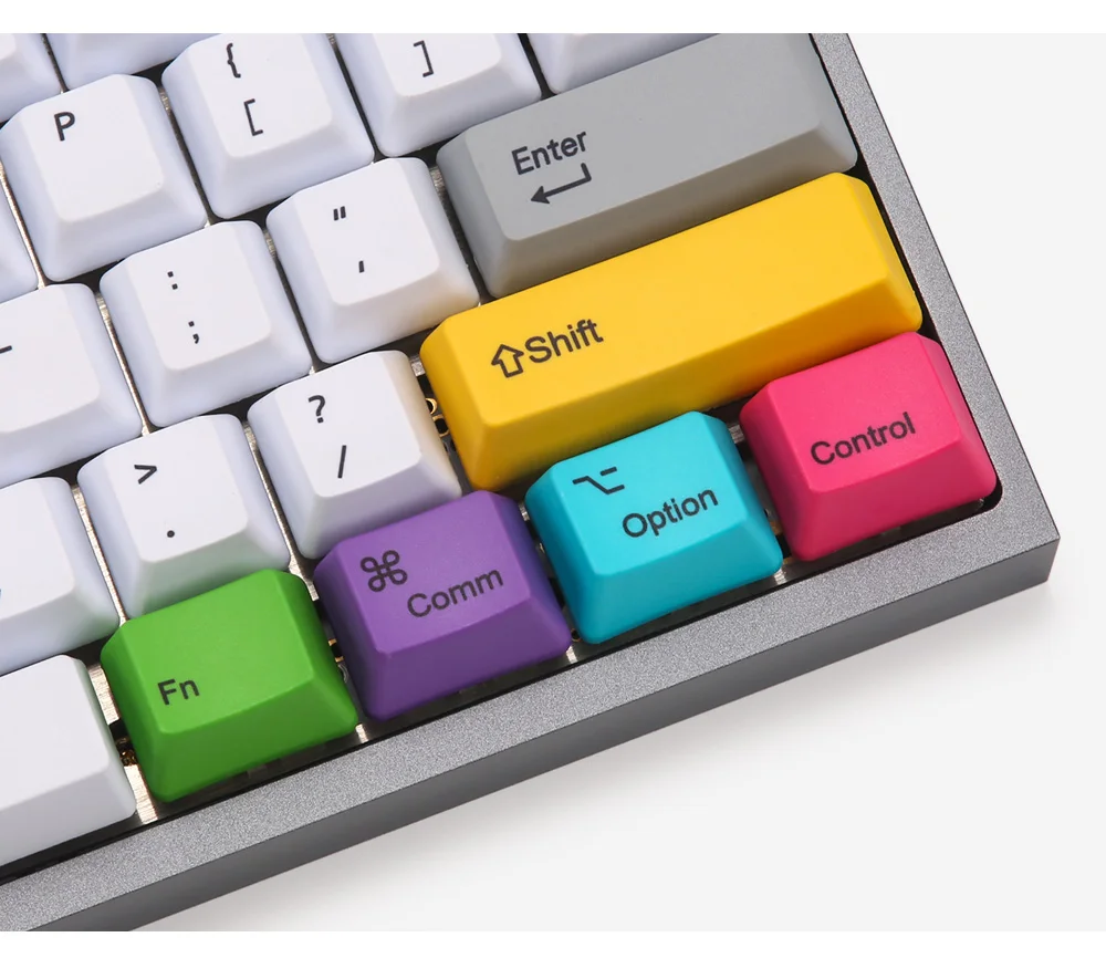 Dye sub Mac add on kit механическая клавиатура dyesub keycap top print add-on kit PBT keycap command option cap OEM высота