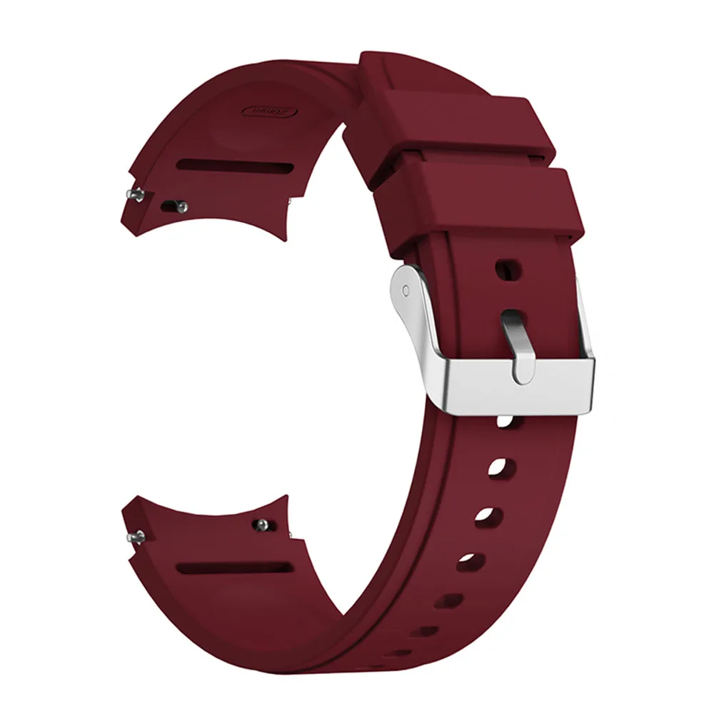 Premium Silicone Smartwatch Wristband - Elegant 20mm Strap