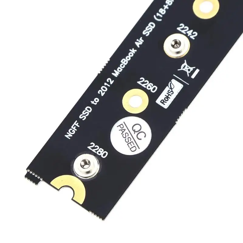M.2 NGFF SSD до 18+ 8pin SSD адаптер карта для Apple MacBook Air 2012 версия для MacBook Air 2012 A1465 A1466