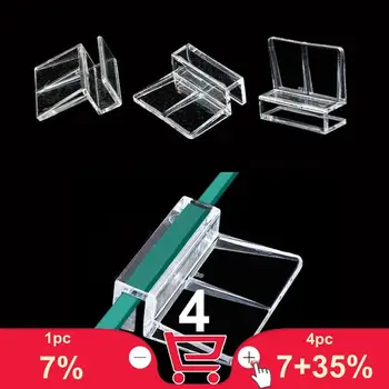 

Acrylic Aquarium Bracket Mount Bed Fixed Support Holder for Turtle to climb swarm up, 6/8/10/12mm Clamp &5cm bed for turtle tank