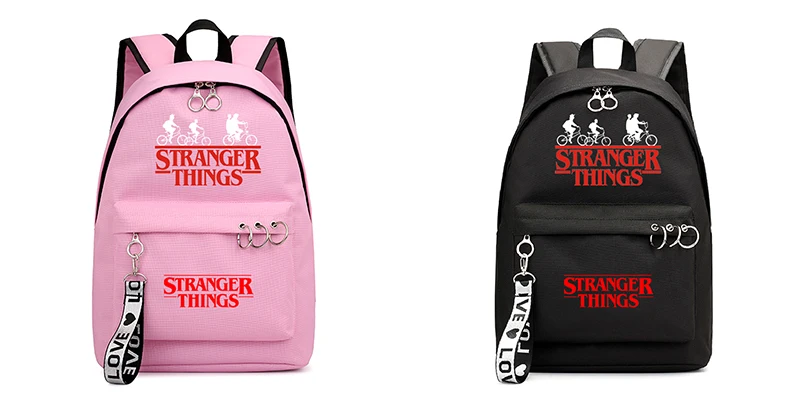 Sac A Dos Femme черные школьные сумки для девочек-подростков Mochila странные вещи рюкзак 1-7 Тип розовый рюкзак для путешествий