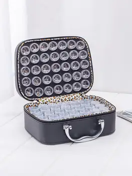 

70 Bottles Diamond Painting Accessories Storage Box Handbag DIY Jewelry Beads Diamond Embroidery Tools Container Organizer