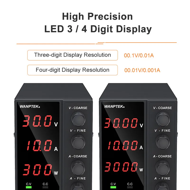 wanptek fonte de alimentacao dc com display digito 01