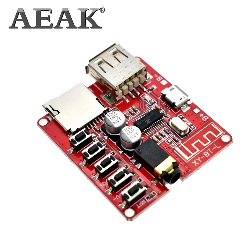 Автомобильный Bluetooth декодер AEAK плата MP3 Усилитель громкоговорителя без потерь