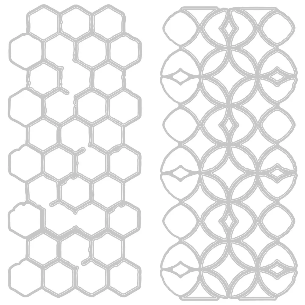 3D Новое поступление металлические Вырубные штампы и Скрапбукинг для изготовления бумаги Рождество сетчатые Кружева Тиснение рамка карты Ремесло