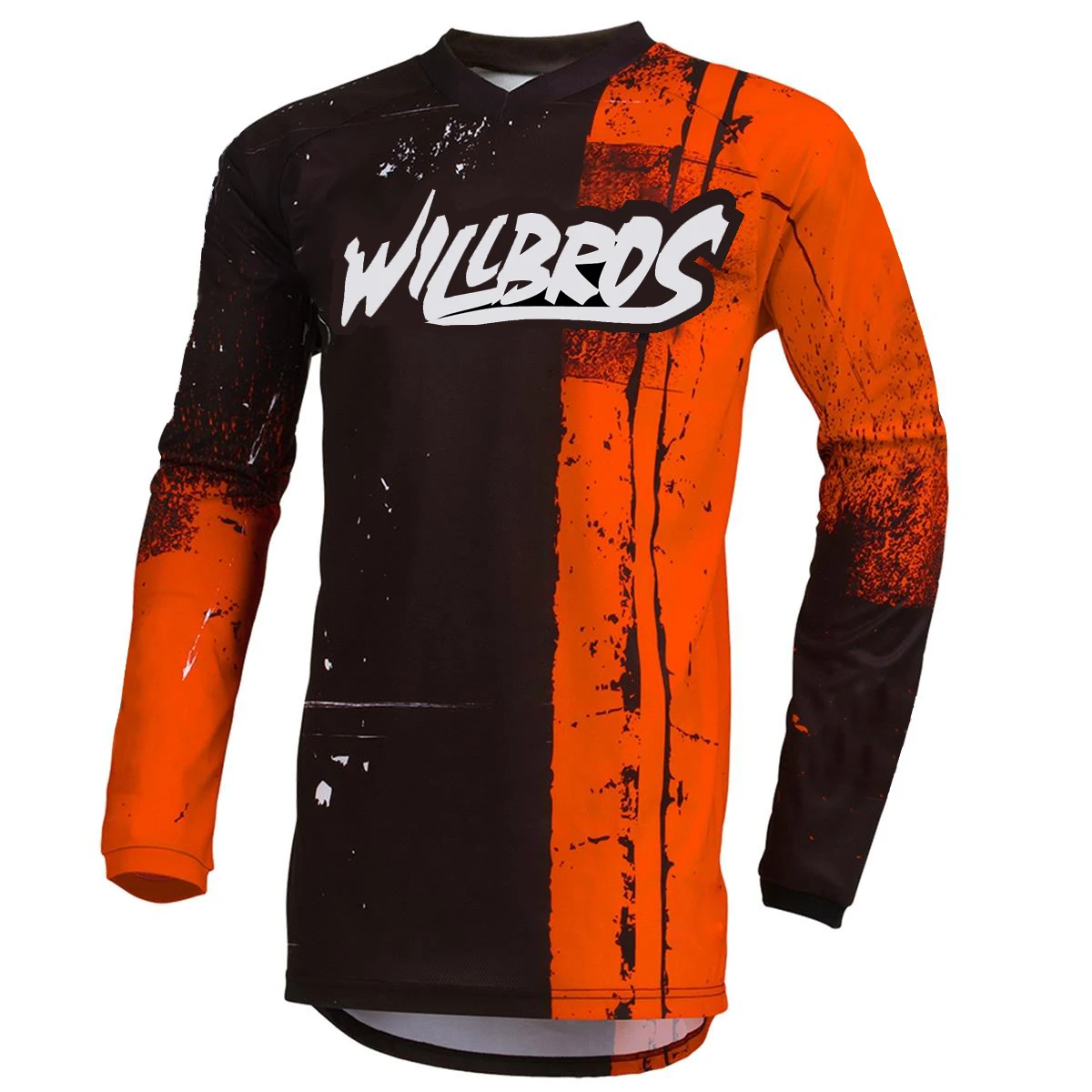 

Moto Jersey Racewear MTB Bike Mountain Bicycle Offroad Cycling Long Sleeve Willbros Motor Summer T-shirt Mens