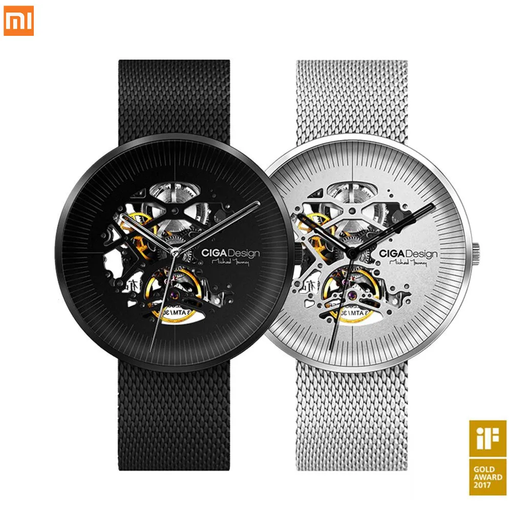

Original Xiaomi CIGA Design MY Series Men's Smart Watch Clock Automatic Mechanical Watch Hollowed-out Men Wrist Watch Smartwatch
