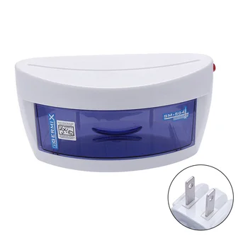 

Nail Art Cosmetic Tools UV Light Cleaning Box Cabinet Manicure Purple Light UV Cleaning Box EU/US Plug
