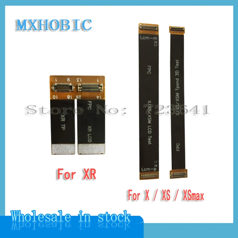 ЖК-дисплей гибкий кабель для тестера для iPhone 5 5S 5C SE 4 4S 6 6S 7 8 Plus X XS max XR сенсорный экран 3D тест удлиненная лента