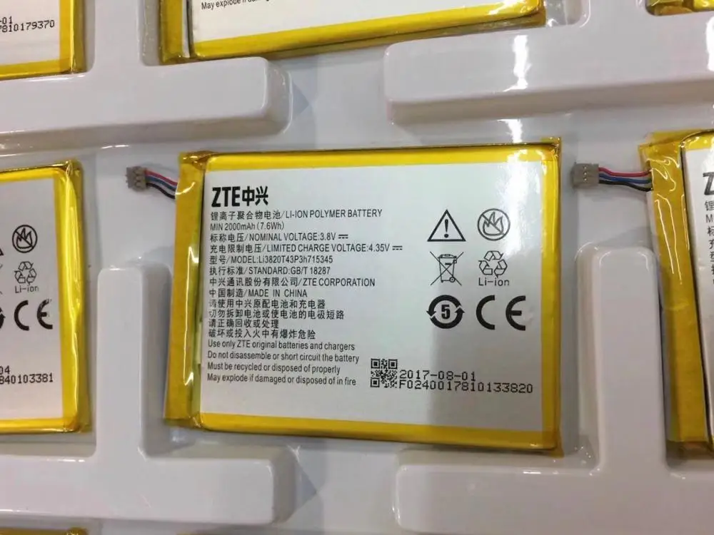 

NEW Original 2000mAh LI3820T43P3h715345 for ZTE MF910 MF910S MF910L MF920 MF920S MF920W Battery+Tracking Number