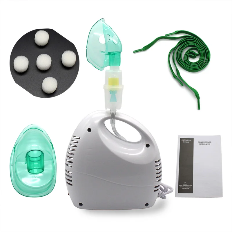  Portable Medical Inhaler Air Compression Nebulizer Home Use Asthma Adjustable Atomizer Child Adult 