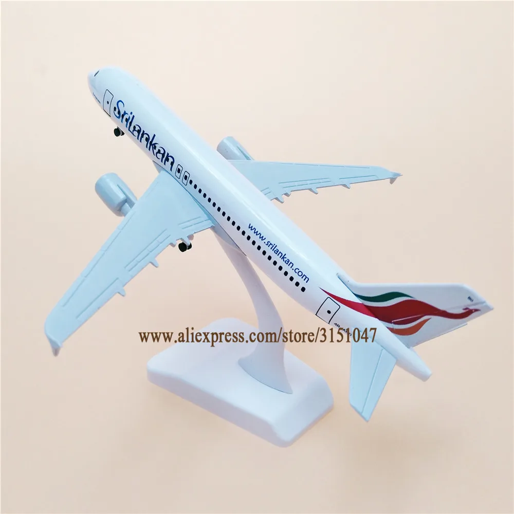 20 см сплав металла Air Srilankan Airbus 320 A320 Airways модель самолета Модель самолета Стенд литой самолет