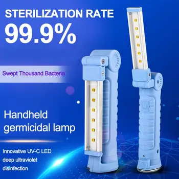 

5W Foldable UV lamp portable ultraviolet flashlight handheld lamp collapsible UVC purple light disinfection lamp rechargeable