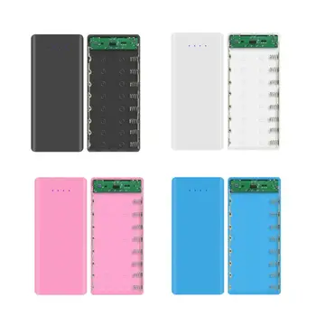 

DIY 8x 18650 Battery Holder Power Bank Box Shell Case USB Charger for Cellphone