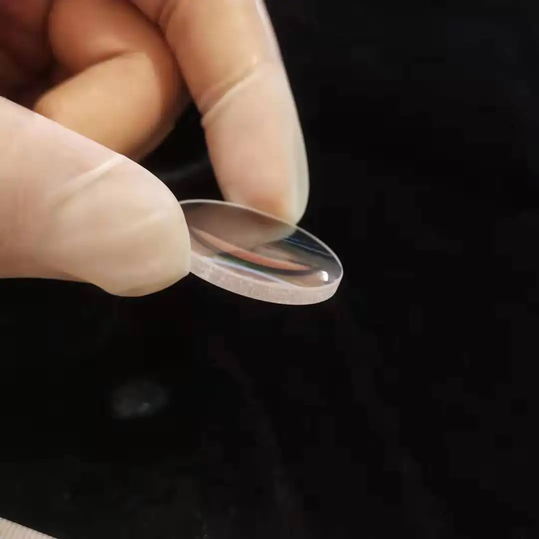 Линзы оптического стекла K9 двойной выпуклый диаметр 30 мм, фокусное расстояние 100 мм супер прозрачные линзы инструмент эксперимент обучающий инструмент