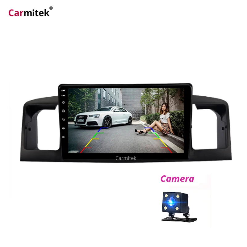 Android 2 din Автомобильный радио головное устройство мультимедийный плеер для TOYOTA