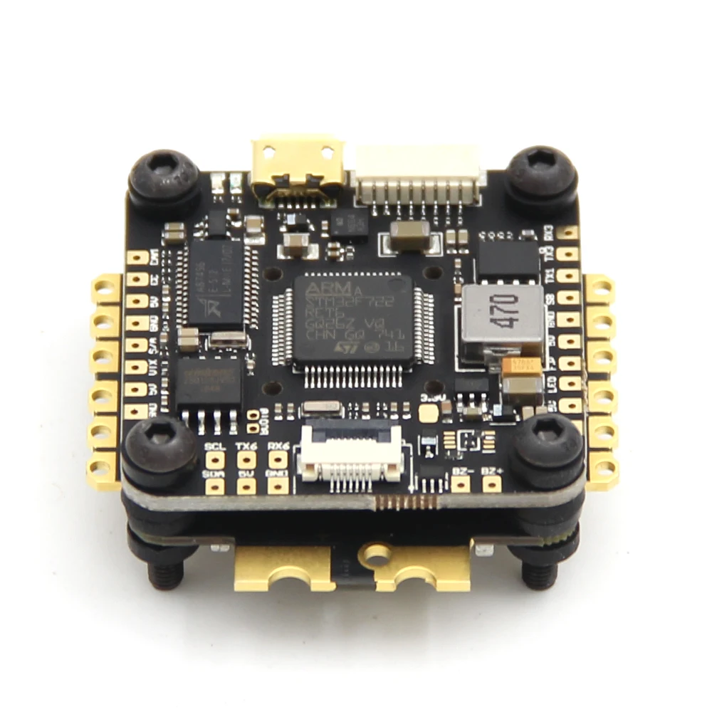 AIRBOT F7 Контроллер полета + Furling32 аэропорта 4 в 1 4x50A F3 32bit ESC для квадрокоптера дрона